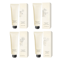 Crème pour les mains à l'essence parfumée 80g en boîte, crème hydratante anti-fissures pour les mains douces et lisses