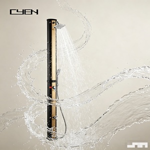 CYEN <span class=keywords><strong>Ducha</strong></span> <span class=keywords><strong>Solar</strong></span> de PVC Resistente a los Rayos UV para <span class=keywords><strong>Piscina</strong></span> al Aire Libre, <span class=keywords><strong>Ducha</strong></span> <span class=keywords><strong>Solar</strong></span> para Jardín, <span class=keywords><strong>35</strong></span> L, Cepillo Nuevo, <span class=keywords><strong>Ducha</strong></span> <span class=keywords><strong>Solar</strong></span> Dorada SS - Product Image 1
