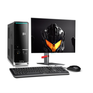 คอมพิวเตอร์ตั้งโต๊ะ SEV Dual Size ATX Mid Tower I3 RAM 16GB SSD 1TB RTX 1660Ti ประสิทธิภาพสูง พร้อมพาวเวอร์ซัพพลาย สำหรับสำนักงาน เล่นเกม และอีสปอร์ต - Product Image 1
