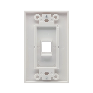 Decora loại ABS nhựa chúng tôi tiêu chuẩn 1 Gang 1 cổng mặt tấm <span class=keywords><strong>Keystone</strong></span> tấm Tường Ethernet tấm - Product Image 2