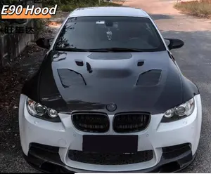 MRD For BMW 3 Series E90 E92 E93 2005-2012 M3 Engine Cover Real Carbon Fiber Car Hood Bonnet Cover