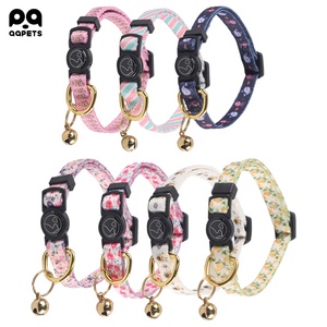 Collar para Perro Grande, Mediano y Pequeño, Moderno, con Iones Negativos, Suave y Ajustable, Hebilla de Metal Dorado Claro, Correa de Poliéster Estampada y Colorida - Product Image 6