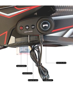 Dot Blue-Tooth Casco de motocicleta Cara completa Modular Flip Up Moto Casco Cascos Para Moto Casco de motocross - Product Image 4