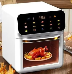 Freidora de Aire Digital 3 en 1 de Acero Inoxidable de Gran Capacidad (10L) con Pantalla Táctil, Diseño Moderno y Cuadrado, para el Hogar - Stock Existente - Product Image 3