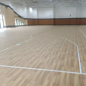 8.0Mm Eco-Vriendelijke Hete Verkoop Basketbal Pvc Sportvloer Binnenspeelplaats
