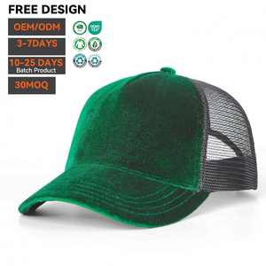 Gorra Trucker de Moda de 5 Paneles de Lona y Malla de Espuma de Alta Calidad con Logotipo Personalizado Bordado para Viajes y Actividades al Aire Libre OEM para Hombre - Product Image 1