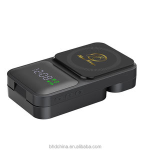 Chargeur sans fil magnétique 4 en 1 tendance 2025, réveil, station de charge rapide pour iWatch, pour <span class=keywords><strong>iPhone</strong></span> 12 13 14 15, pour écouteurs - Product Image 3