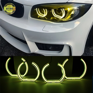 Shenfeng u-hình dạng pha lê Acrylic Angel Eye Led RGB Halo Nhẫn mới xe đèn pha trang bị thêm phụ kiện cho 5 (F10) 6-Series - Product Image 1