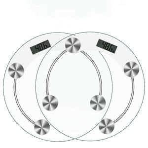 OEM กระจกนิรภัยทนต่อการหัก 180 กก. 396Lb ส่วนบุคคลผู้ใหญ่น้ําหนักอิเล็กทรอนิกส์<span class=keywords><strong>ดิจิตอล</strong></span>เครื่อง<span class=keywords><strong>ชั่ง</strong></span>น้ําหนักห้องน้ํา - Product Image 2