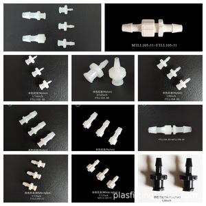 JU Nylon Luer Connector Male Female 1.6-6.4mm Inner Outer <b>Thread</b> Sanitary Grade Fluid Connection - Product Image 1