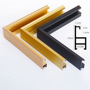 Nhà Máy Bán Sỉ Thời Trang Hiện Đại Khuôn Khung Nhôm Hình Màu Vàng Trắng Tùy Chỉnh - Product Image 1