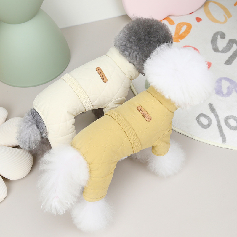 2023 Wholesale New Design Pet Clothes Winter Warm Dog Coat Cotton Outfit For Pet Dog