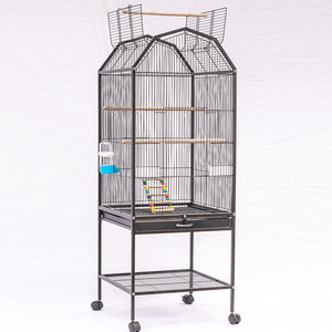 Venta al por mayor techo solar panorámico aviario Villa grupo grande jaula para loros jaula para palomas duradera jaula de metal para pájaros - Product Image 1