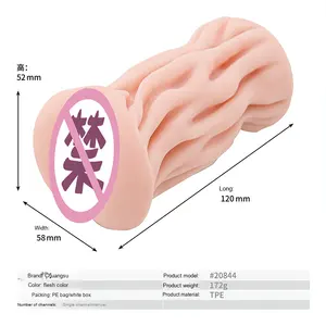 Tek kanallı yetişkin erkek manuel ters uçak fincan TPE <span class=keywords><strong>Fake</strong></span> tor seksi manuel seks oyuncak sahte vajina kalıp malzemeleri ile - Product Image 2