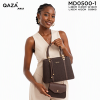 Sacs à main fourre-tout QAZA pour femmes 2026, nouvelle collection tendance en cuir PU à motif tressé, sacs 2-en-1, fournisseur en gros professionnel