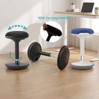 Tabouret d'équilibre ergonomique moderne et portable, anti-bactérien, à bascule dynamique pour la salle de classe, la maison, le bureau et la rééducation