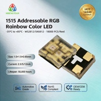 Chip LED RGB Programable 1515 con SMD Direccionable Integrado para Pantalla Transparente, Matriz LED, Dispositivos Portátiles y Tiras LED RGB
