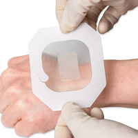Pansements transparents de haute qualité médical IV canule Fixation stérile aiguille cathéter Patch PU matériel hydrocolloïde