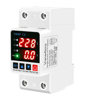 Protecteur de tension numérique à affichage LED AC220V monophasé, protection contre les surtensions et les surintensités, plage DC85-300V, 63A100A ODM