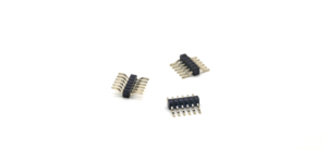 Conector de pin header de paso de 1.27mm, de una sola fila, SMT, ancho total de las patas de soldadura 7.8mm, H:1.5mm, 1*6p - Product Image 3