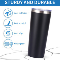 새로운 22 oz 스테인레스 스틸 진공 22 OZ 대용량 절연 여행 머그 재사용 가능한 커피 텀블러 뚜껑