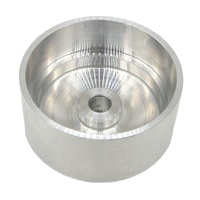 Bouton de réglage en aluminium usiné CNC sur mesure, bouton de commande métallique de haute précision pour équipement