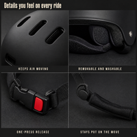 Casque de skateboard, coque ABS, doublure EPS, 12 aérations, casque de vélo réglable, doublure lavable pour adultes et enfants