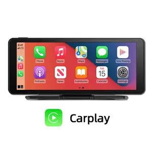 Wireless Carplay Android Auto 10.36 Portable Carplay Screen For Commercial Vehicle Recorder Monitoring With AUX/FM/Speaker