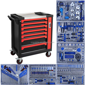 Coffret à outils 7 tiroirs, 424 pièces, kit d'outils pour atelier automobile, armoire en acier, <span class=keywords><strong>chariot</strong></span> à outils industriel, <span class=keywords><strong>chariot</strong></span> à outils <span class=keywords><strong>pas</strong></span> <span class=keywords><strong>cher</strong></span> - Product Image 1