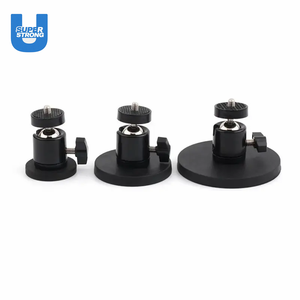 D43mm không thấm nước Neodymium cao su tráng nam châm máy ảnh gắn kết với 1/4 "Chủ Đề Bóng <span class=keywords><strong>Head</strong></span> Adapter - Product Image 2