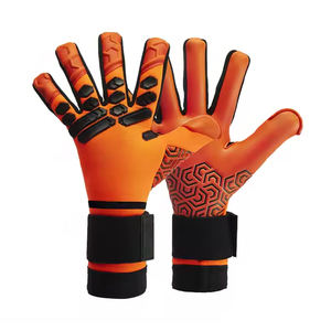 Gants de gardien de but professionnels en cuir PU, à doigts entiers, imperméables, légers, antidérapants, avec fermeture auto-agrippante, pour le football en extérieur - Product Image 2