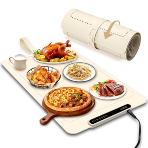 Square Silicone <b>Soft</b> Bottom Warm Cutting Board Automatic Constant Temperature Heating Portable Household Food Silicone Material - Product Image 1