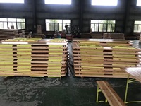 Conjunto de Mesa y Bancos Plegables de Madera para Cervecería, Resistentes, para 220 Personas, para Exteriores, Picnic, Patio, Fiestas y Eventos
