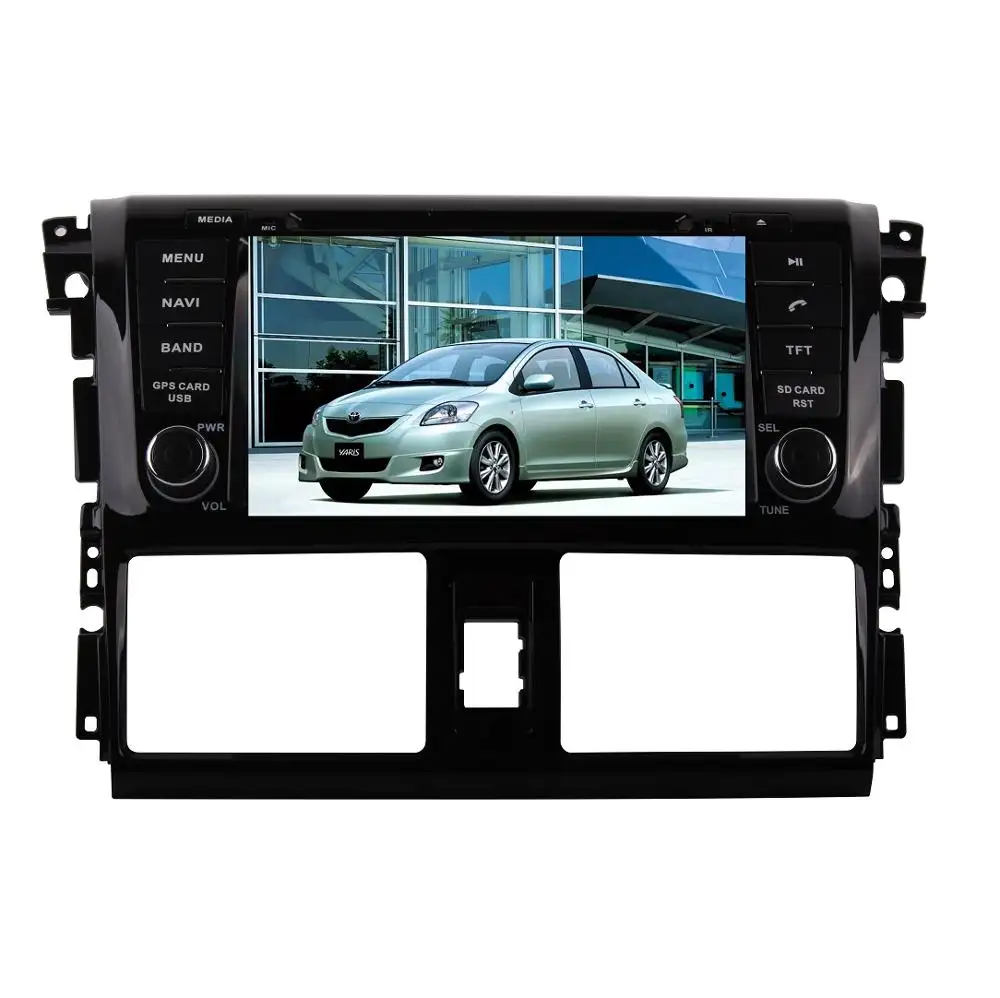 7"Touch screen dashboard replacement Android 9.0 car GPS navigation for Yaris Sedan VIOS 2013 -with radio, WIFI
