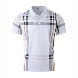 Poitrine assortie mode Camisas Para Hombres hommes revers Golf Polos t-shirts polos à manches courtes