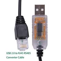 Cable convertidor de adaptador de programación en serie USB a RJ45 RS485 para Delta IFD6500 Win10 compatible con Cables de comunicación