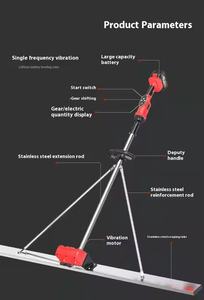 OEM 1.0m elektrikli lityum beton vibratör şap tesviye boğa şamandıra bitirme mala cetvel kazıyıcı inşaat makineleri - Product Image 3