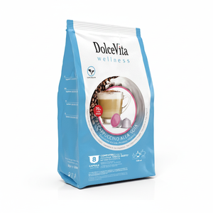 Capsule Dolce Vita 8 Cappuccino Compatibili con Macchine Dolce Gusto, Articoli Promozionali per Bevande 0,19€/Capsule - Product Image 2