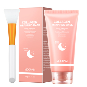 Bán hàng nóng 80ml chăm sóc da mặt bóc mặt nạ phục hồi độ đàn hồi da Collagen đêm gói mặt nạ - Product Image 1