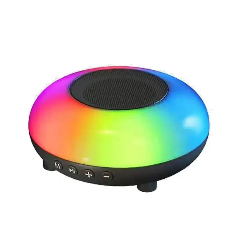 Amazon Product Rechargeable Custom Led Speaker Hd Sounds Soundbar Background Music System 5 w Portable Blue Tooth Speaker