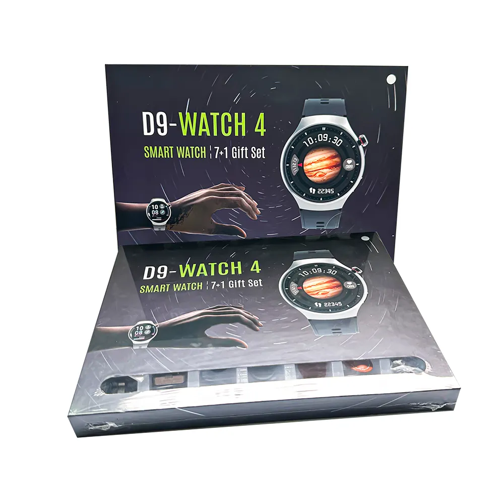 2024 Nieuw Ontwerp Ultra 7 In 1 Bandjes Smart Watch Reloj Intelligente Serie 9 Smart Watch Sport D9 -- Watch4 Suit Horloge