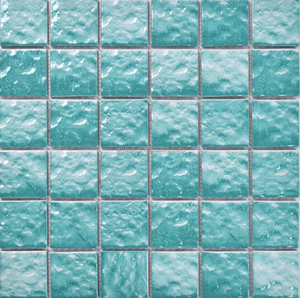 Ev yüzme havuzu su oluklu seramik mozaik karo dışbükey yüzey villa havuzu balık havuzu kaymaz tuğla duvar karosu - Product Image 3