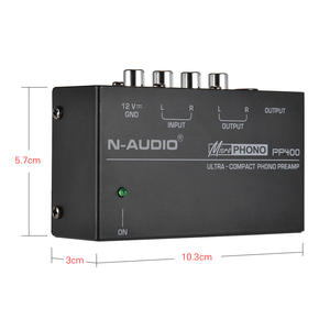 Preamplificador de preamplificador de fono ultracompacto con Rca interfaces Trs de 1/4 pulgadas preamplificador de fono <span class=keywords><strong>PP400</strong></span> - Product Image 2