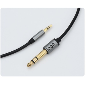 1m 3.3ft 3.5mm a 6.35mm Stereo cavo Audio <span class=keywords><strong>1</strong></span>/<span class=keywords><strong>4</strong></span> <span class=keywords><strong>1</strong></span>/8 cavo Audio da 3.5mm maschio a maschio per microfono amplificatore per chitarra e altoparlante - Product Image 6