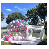 Dôme à bulles gonflable géant blanc en PVC durable et imperméable, avec structure en fibre de verre, pour fêtes et événements en extérieur toutes saisons
