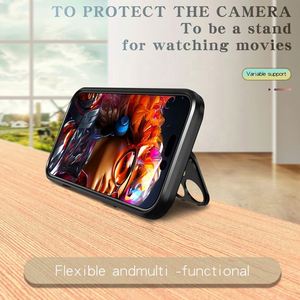 PC + TPU + soporte de cámara de PC oculto y soporte de carga inalámbrica y cubierta de teléfono de succión magnética de coche para iPhone 17 Pro Max - Product Image 3