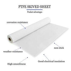 <span class=keywords><strong>Plaque</strong></span> en PTFE blanche sur mesure, feuille découpée, 0,1 mm, feuille résistante à la chaleur, rouleau pour presse à chaud, découpe, certifiée ISO9001, industrielle - Product Image 2