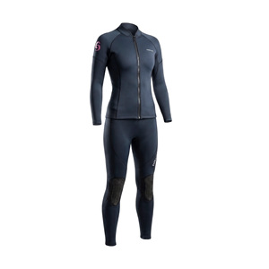 Combinaison intégrale pour femme Securment 3 mm, manches longues, col haut, néoprène, séchage rapide, pour le surf, la plongée, la natation - Product Image 4