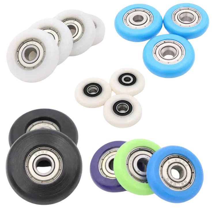 wardrobe sliding door roller wheel POM nylon sliding door guide roller hard plastic wheels door   window rollers