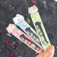 Règle oscillante en acrylique transparent de 15 cm, personnalisée, motif chien mignon, jouet de bureau Kawaii à tête mobile, papeterie pour étudiants, vente en gros